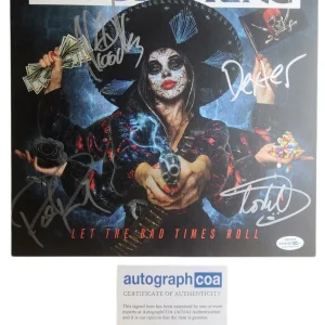The Offspring Let The Bad Times Roll Autographed Album ACOA
