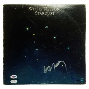 Willie Nelson Autographed Signed Record Album LP ACOA PSA
