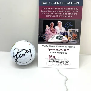 XANDER SCHAUFFELE HAND SIGNED AUTO MASTERS LOGO GOLF BALL JSA CERT AL97966

