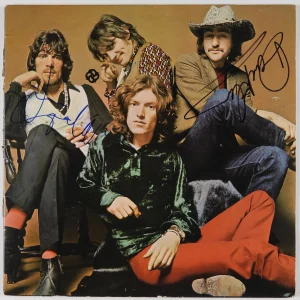 Traffic Jim Capaldi Dave Mason Signed Autograph Record Album JSA Vinyl
