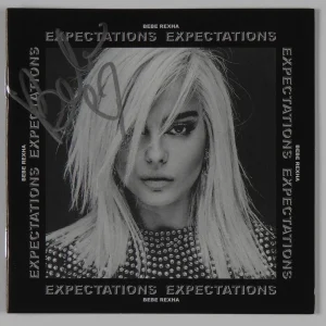 Bebe Rexha signed autograph Beckett COA CD Booklet Expectations