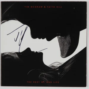 Tim McGraw JSA signed autograph CD Booklet The Rest Of Our Life
