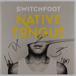 Switchfoot Fully Signed JSA Autograph Signed Album Record Native Tongue
