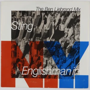 Sting Englishman In Signed Autograph Record Album JSA Vinyl Record
