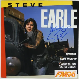 Steve Earle JSA Signed Autograph Album Record Vinyl
