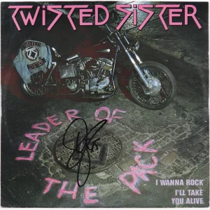 Twisted Sister Dee Snider JSA Signed Autograph Album Record Leader Of The Pack

