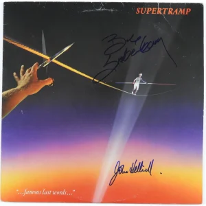 Supertramp John Helliwell Bob Siebenberg JSA Signed Autograph Album Record LP
