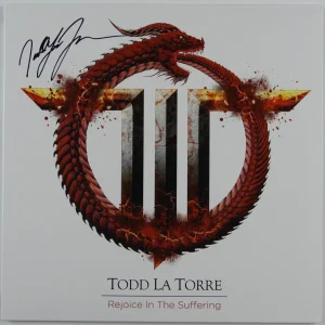 Todd La Torre Queensryche JSA Signed Autograph Album Record LP
