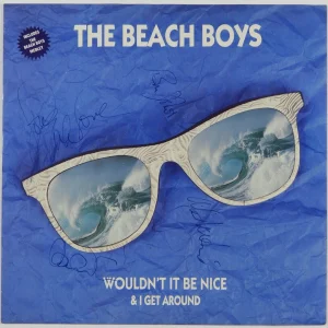 The Beach Boys JSA Signed Autograph Album LP 12" Wouldn't It Be Nice
