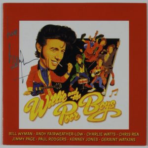Bill Wyman JSA Signed Autograph CD Booklet Willie And The Poor Boys
