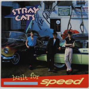 Stray Cats Lee Rocker Signed JSA Signed Autograph Album Record Built For Speed

