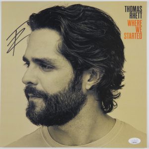 Thomas Rhett JSA Signed Autograph Album Record Lithograph Where We Started
