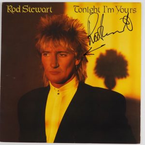 Rod Stewart Signed JSA Autograph Album Record Vinyl Tonight I'm Yours
