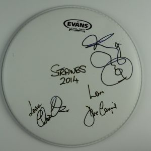 The Strawbs Autograph Signed Drum Head REAL COA 12" Dave Cousins +