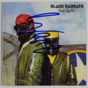 Black Sabbath Geezer Butler JSA signed autograph CD Booklet Never Say Die!
