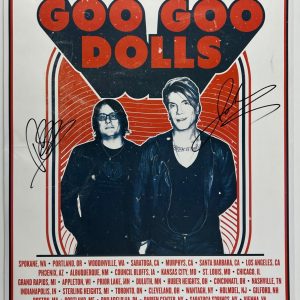 The Goo Goo Dolls JSA Signed Autograph Boxes Tour 2016 Lithograph Poster
