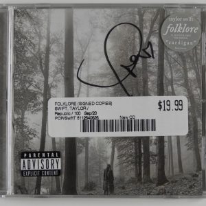 Taylor Swift Signed Autograph Folklore CD Booklet Still Sealed HEART
