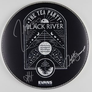 The Tea Party JSA Autograph Signed Drum Head 12" Jeff Martin Stuart Chatwood +
