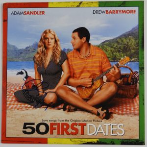 Adam Sandler JSA Signed Autograph Album Record First 50 Dates Soundtrack
