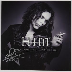 Ville Valo HIM JSA Signed Autograph Album Record Vinyl Deep Shadows And Brillian
