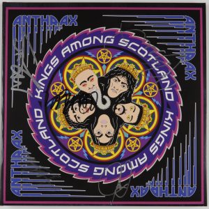 Anthrax JSA Signed Autograph Record Album JSA Vinyl Kings Among Scotland