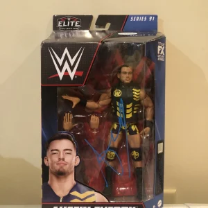 WWE AUSTIN THEORY SIGNED AUTOGRAPH ACTION FIGURE ACOA ELITE SERIES 91 MATEL
