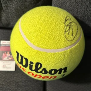 Novak Djokovic Signed 10” Jumbos US Open Tennis Ball JSA Authentication COA
