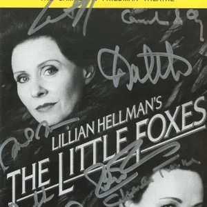 "The Little Foxes" Cast AUTOGRAPHS Signed Broadway Playbill - Laura Linney +9
