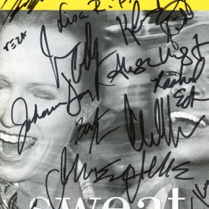 "Sweat" Original Cast AUTOGRAPHS Signed OBC Broadway Playbill X16 ACOA
