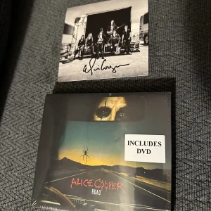 Alice Cooper Signed Insert The Road CD Plus DVD 2023 New Unopened