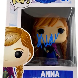 Kristen Bell Signed Funko Pop Frozen Anna #81 Disney Autograph Beckett COA