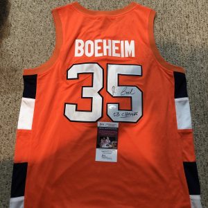 New ListingSYRACUSE ORANGE- JIM BOEHEIM SIGNED AUTOGRAPH JERSEY JSA COA BASKETBALL HOF CUSE