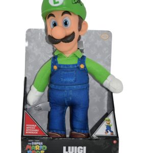 Charlie Day Signed The Super Mario Bros Movie Luigi Plush Figure 15" Beckett COA
