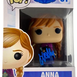 Kristen Bell Signed Funko Pop Frozen Anna #81 Disney Autograph Beckett COA