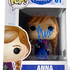 Kristen Bell Signed Funko Pop Frozen Anna #81 Disney Autograph Beckett COA