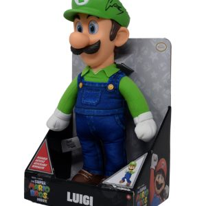 Charlie Day Signed The Super Mario Bros Movie Luigi Plush Figure 15" Beckett COA
