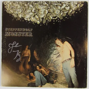 Steppenwolf John Kay Signed Autograph Record Album JSA Monster
