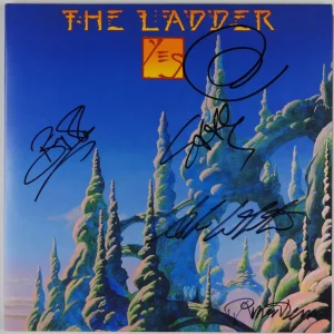 YES JSA Signed Autograph Album Record Vinyl Jon Anderson Roger Dean The Ladder
