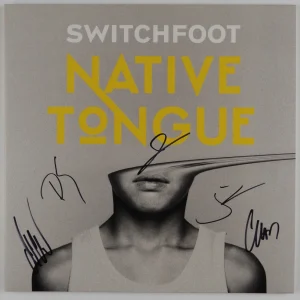 Switchfoot Fully Signed JSA Autograph Signed Album Record Native Tongue
