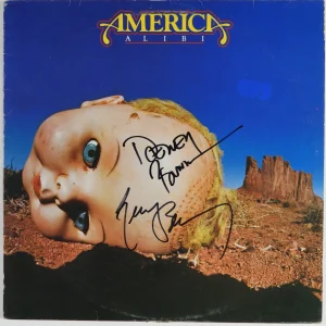 America JSA Signed Autograph Album Record Vinyl

