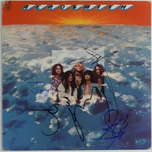 Aerosmith Autograph REAL Signed Album Steven Tyler Joe Perry Joey Krammer Tom
