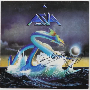 ASIA Signed Autograph JSA Album Vinyl Record LP Steve Howe
