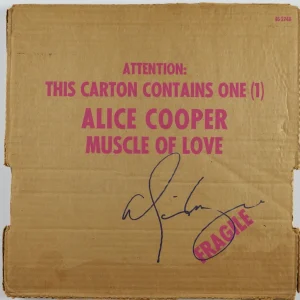 Alice Cooper JSA Signed Autograph Album Record LP Muscle Of Love