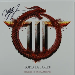 Todd La Torre Queensryche JSA Signed Autograph Album Record LP
