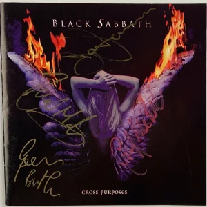 Black Sabbath JSA Signed Autograph CD Booklet Cross Purposes Lommi Martin +
