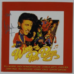Bill Wyman JSA Signed Autograph CD Booklet Willie And The Poor Boys