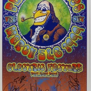 The Black Crowes JSA Autograph Fully Signed 13 x 21 Electric Factory Poster