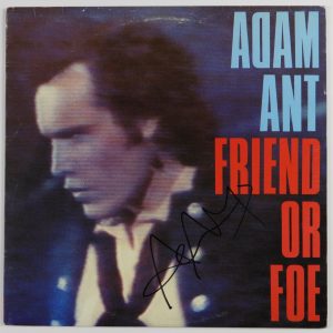 Adam Ant Signed Autograph Album JSA Record Vinyl Friend Or Foe
