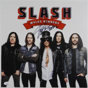 Slash JSA Signed Autograph Album Record Lithograph Guns N' Roses
