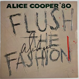 Alice Cooper JSA Signed Autograph Album Record LP Flush The Fashion
